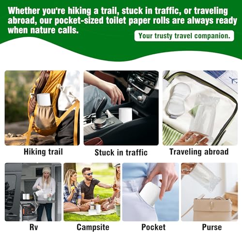 Travel Toilet Paper 6 Rolls – Coreless & Individually - Image 7