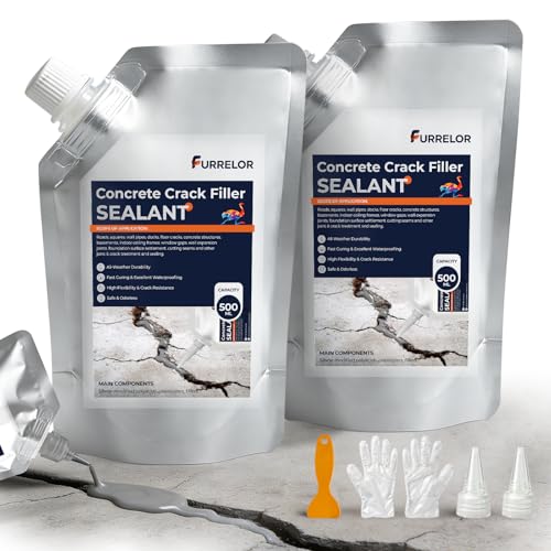 Concrete Crack Filler, 2 Pack Self Leveling Cement Magic Crack - Image 2