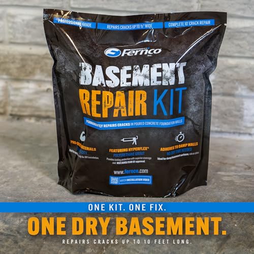Fernco 10 ft Basement and Foundation Wall Crack Repair Kit - Image 3