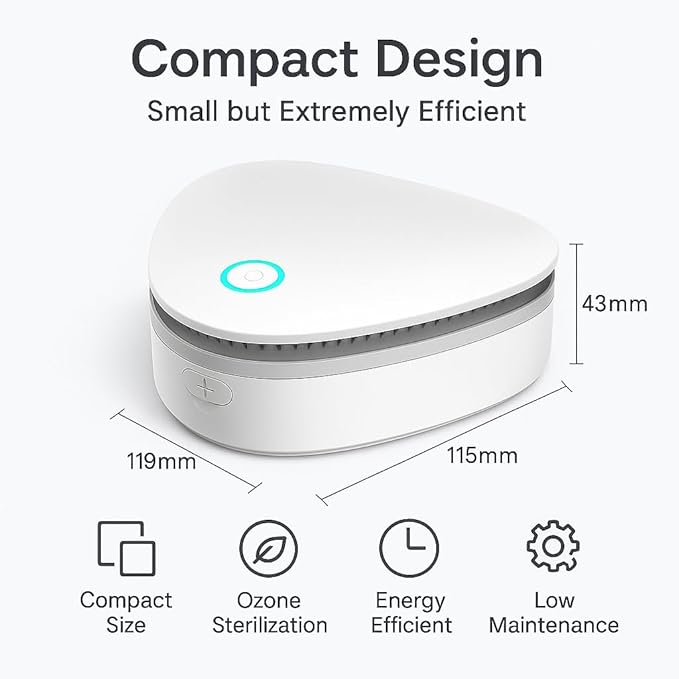 Fridge Deodorizer for Refrigerator, Freezer & Pantry – Long-Lasting Odor Control Freshener for Kitchen, Closets, Shoe Cabinets & Food Storage – Compact, Reusable, No Fragrance