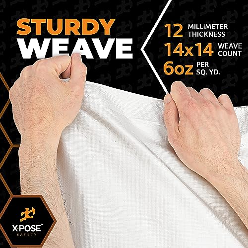 Heavy Duty White Poly Tarp 5' X 7' - Multipurpose Protective - Image 7