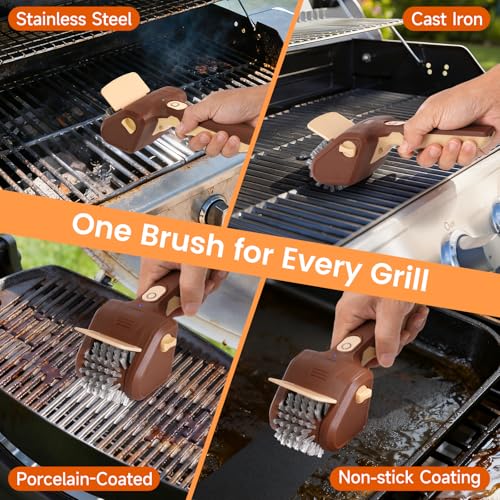 Electric Grill Brush, Cordless Rechargeable BBQ Cleaner with 700 - Image 7