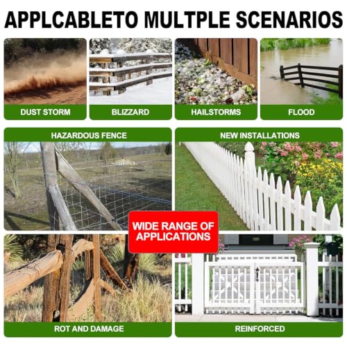 Fence Post Repair Kit，(Separation 16.9+17.9",1 pcs) - Image 7