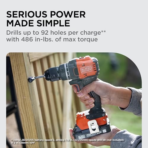 BLACK+DECKER 20V MAX Cordless Brushless ½-in. Drill - Image 5