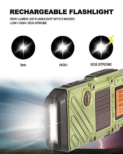 Emergency Walkie Talkies for Adults with NOAA, FM - Image 4