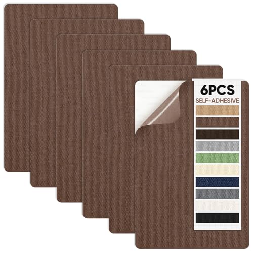 Canvas Patch 5.5 x 8 Inches 6Pcs Self-Adhesive Waterproof - Image 2