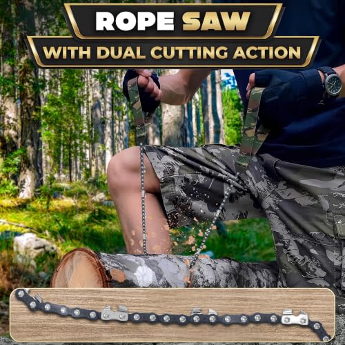 High Limb Rope Saw for Trees, 25.5" Cable Saw with 11 Teeth - Image 6