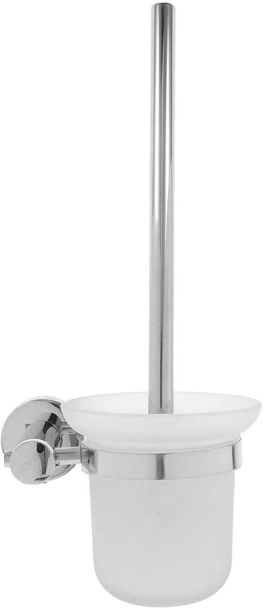 BESPORTBLE Stainless Steel Toilet Bowl Cleaning Brush with Holder, Thick 304 Metal Toilet Scrub Brush Set for Bathroom Deep Cleaning and Home Accessories