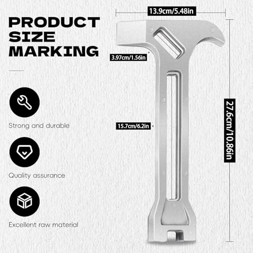 4-in-1 Emergency Tool – Gas & Water Shut Off Wrench | Hand Tools - Image 4