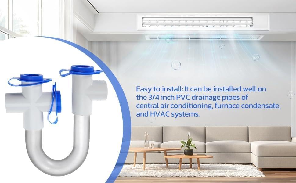 2Pack 3/4" Standard Condensate Trap with 17" Cleaning - Image 6