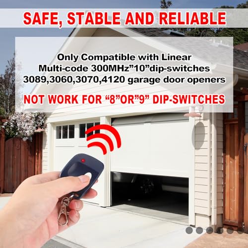 Kingdder 3 Pcs Gate Opener Remote Compatible with Multicode - Image 5