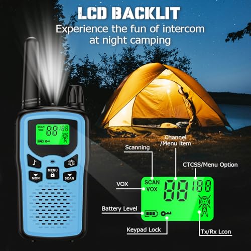 Rechargeable walkie talkies for Adult walkie talkies Long - Image 7