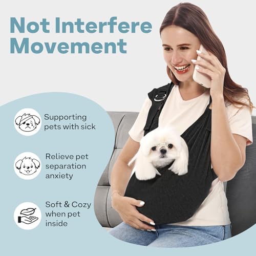 Supet Dog Sling Carrier for Small Pet, 95% Cotton | Pet Essentials - Image 6