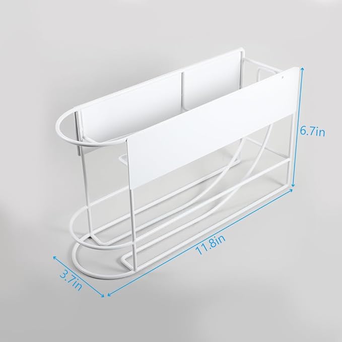 Picowe Large Dryer Ball Organizer Magnetic Storage Bin, Rollable Magnetic Dryer Ball Holder for Laundry Room Organization and Storage to Hold 8 Dryer Balls, Without Balls