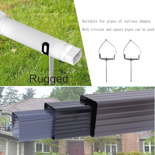 2pcs Premium Adjustable Gutter Downspout Extensions U - Image 6