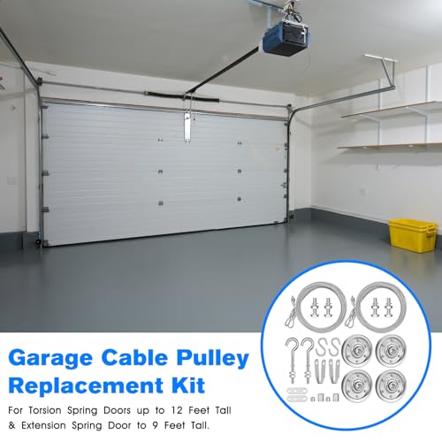 Garage Door Cable Replacement Kit for Overhead Sectional - Image 7