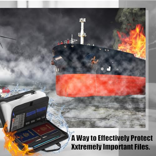 TaoBary Boat Document Holder Waterproof, 13 Pockets Fireproof - Image 6