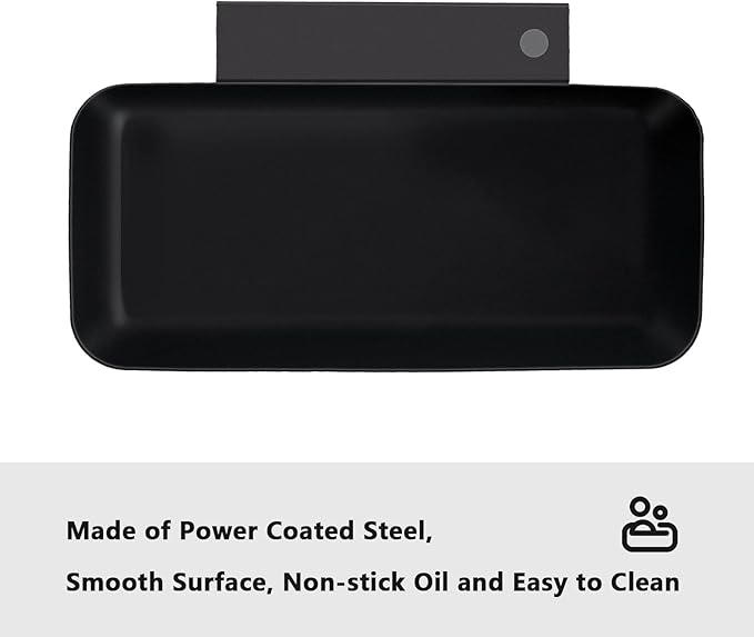 GARNETIN Griddle Grease Catcher with 10 Pack Disposable Aluminum Foil Grease Cup Liners for Blackstone Griddle Accessories Griddle Drip Pans Grease Trap for Blackstone 28 36 inch