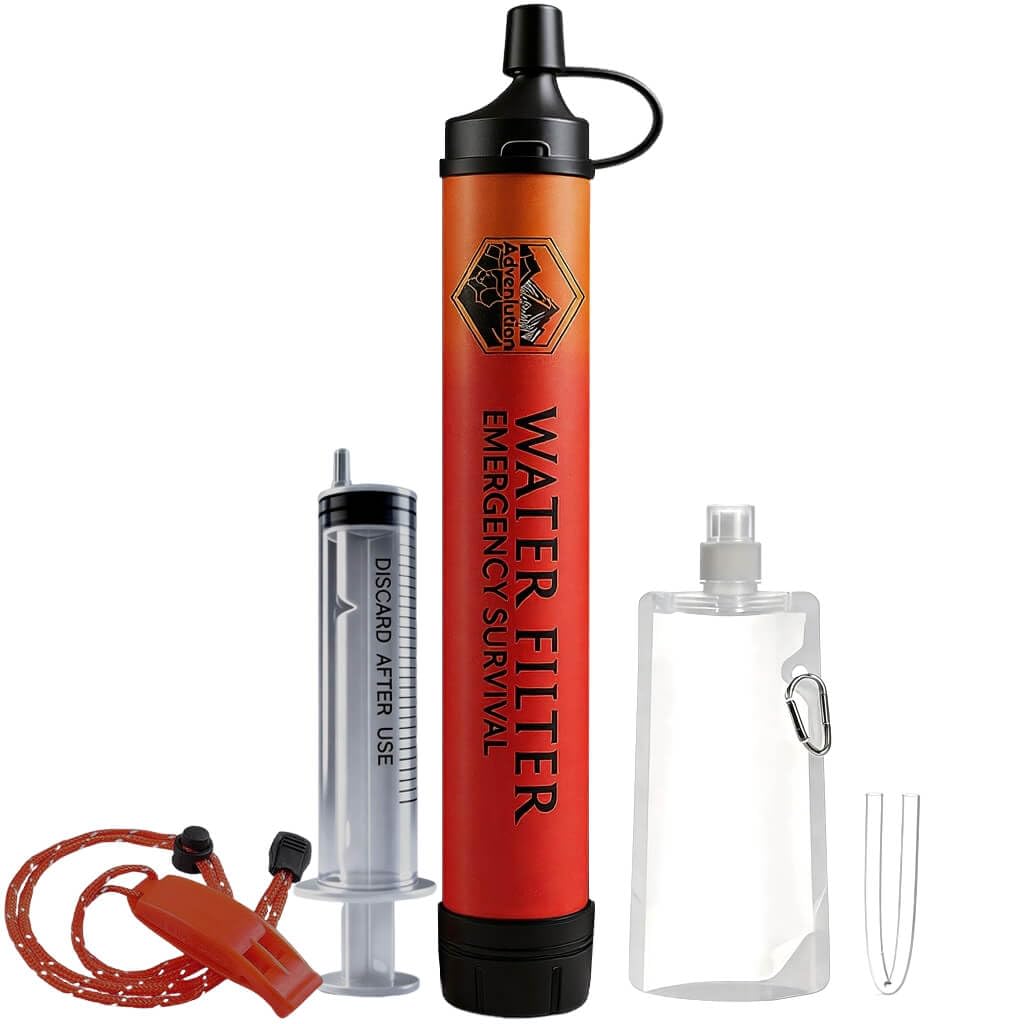 High-Capacity Survival Water Filter Straw Kit | Travel Essentials - Image 1