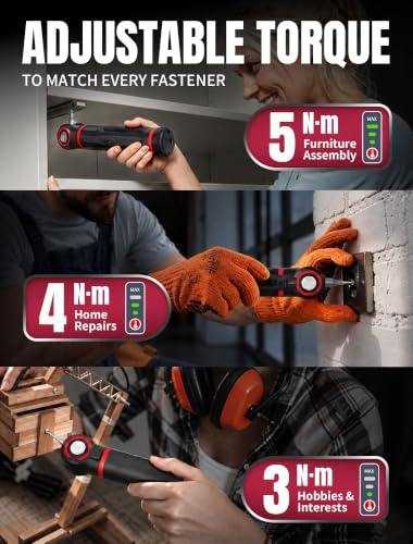 Electric Screwdriver with Pivoting Head 3-Positions | Hand Tools - Image 4