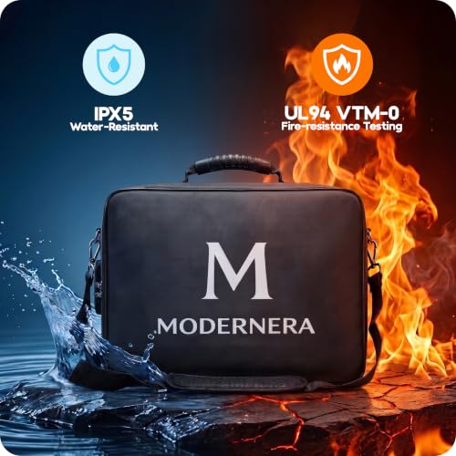MODERNERA Fireproof Document Organizer with Combination - Image 4