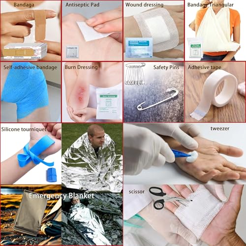 293Pcs/set - First Aid Kit Molle Pouches Emergency | Travel Essentials - Image 5