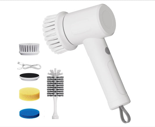 Electric Spin Scrubber, Cordless Handheld Brush, 2 Speeds - Image 1