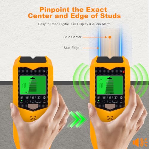 Stud Finder Wall Scanner, 5 in 1 Stud Detector with Smart - Image 5