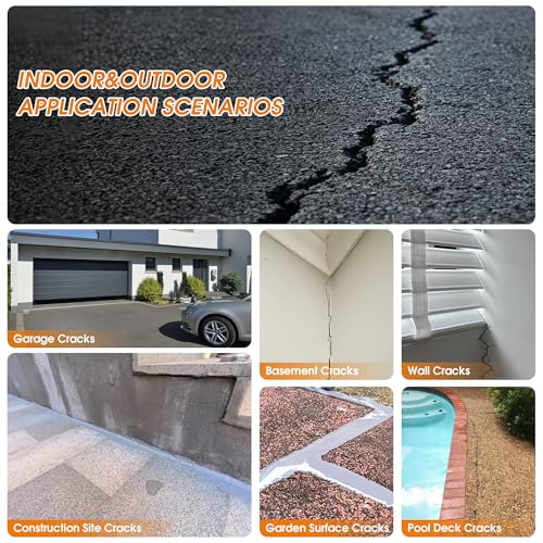 Concrete Crack Filler 4 Pack, Self Leveling Cement Crack Sealant - Image 7