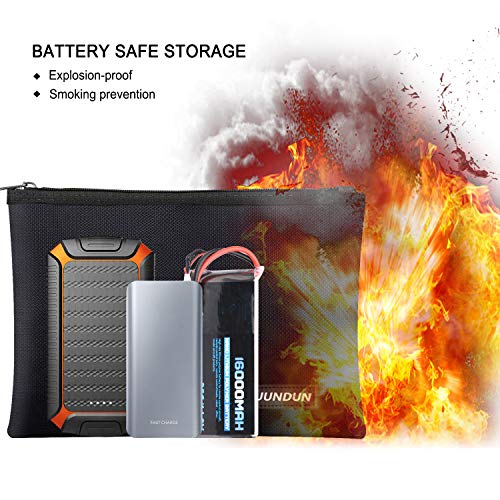 Fireproof Document Bags,14.2”x 10.0”Waterproof Fireproof - Image 4