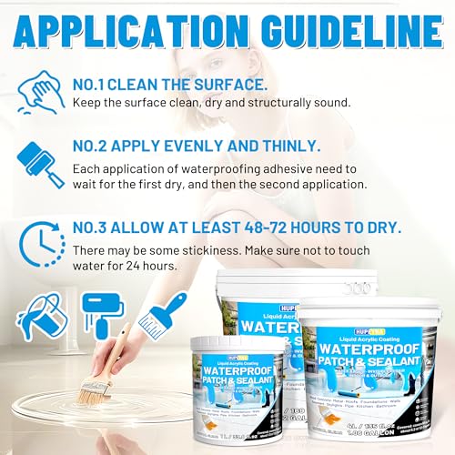 Waterproof Sealant, Liquid Invisible Waterproof Agent 4L - Image 4