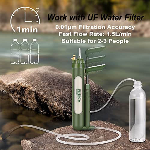 Portable Water Filter Survival Gear High Precision | Travel Essentials - Image 4