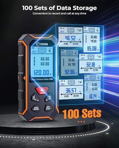 CIGMAN Dual Laser Measuring Tool, 393Ft Laser Measure - Image 5