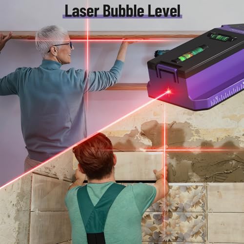 SUNMAY 7-in-1 Stud Finder Wall Scanner with Laser Level - Image 7