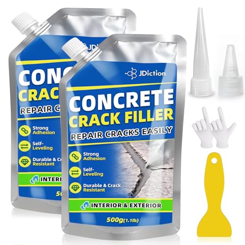 JDiction Concrete Crack Filler, Self-Leveling Flexible Repair - Image 2
