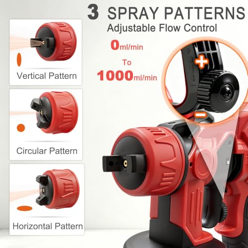 550W Electric HVLP Paint Sprayer 1200ml for Furniture Cabinets - Image 5