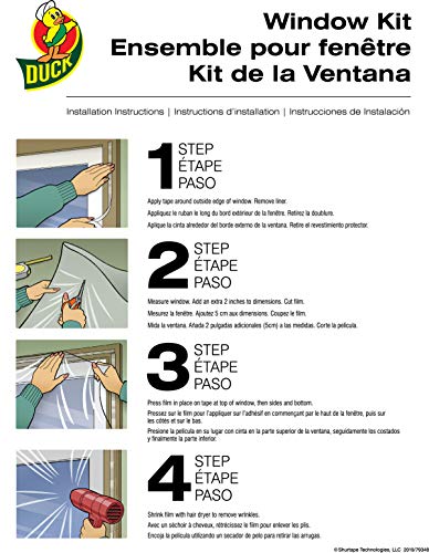 Duck MAX Strength Heavy Duty Insulating Film Window Kit, 3-Window - Image 5