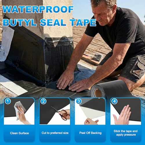 45 mil EPDM Rubber Butyl Sealant Tape - 12 Inches X 32 | Home Repair - Image 6