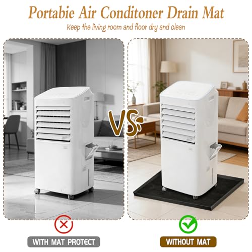 Portable AC Drip Pan with Water Absorption Pad -23.6" x - Image 5