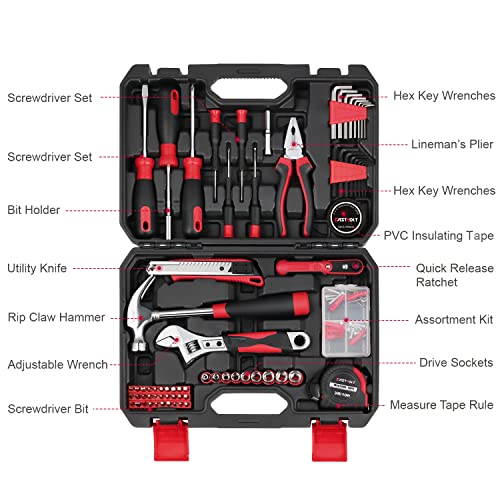Eastvolt 128-Piece Home Repair Tool Set, Tool Sets for Homeowners - Image 4