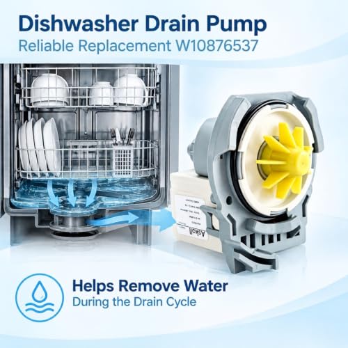 W10876537 Dishwasher Drain Pump Motor Replacement | Kitchen Essentials - Image 4