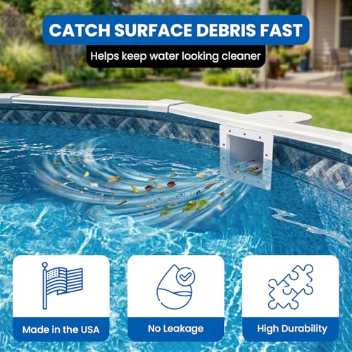 Above Ground Pool Skimmer - Made in USA, Square Mouth | Home Repair - Image 3