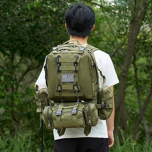 Large Military Tactical Backpack for Men, 40-50L Backpacks - Image 3