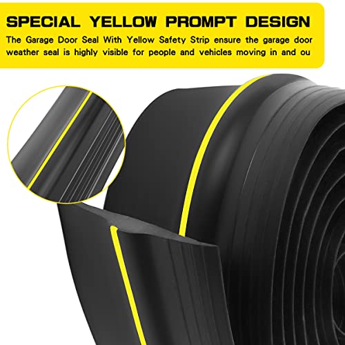 Universal Garage Door Bottom Threshold Seal Rubber Strip | Home Repair - Image 5