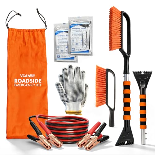 Winter Car Emergency Kit with Jumper Cables, 2-in-1 | Phone & Computer - Image 2