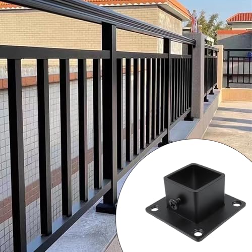 Antrader 6Pcs Stainless Steel Post Bases for Square Tube - Image 4