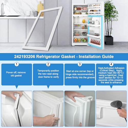 UPGRADED 242193206 Refrigerator Door Gasket Compatible | Home Repair - Image 7