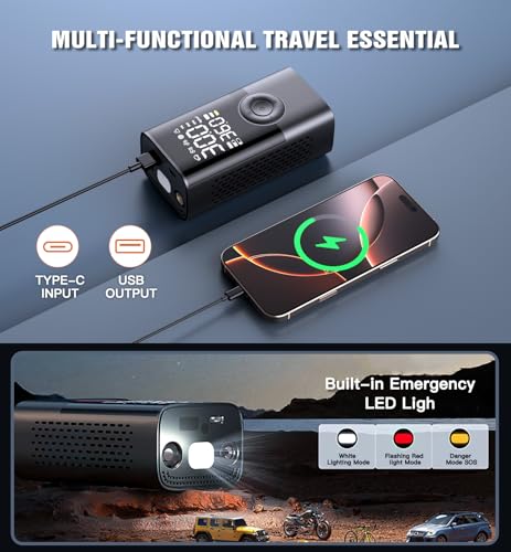 Tire Inflator Portable Air Compressor Portable Cordless - Image 7