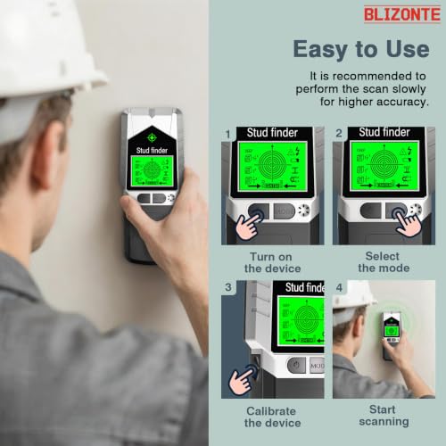 6 In 1 Stud Finder, Stud Finder Wall Scanner with Magnet Stud - Image 5