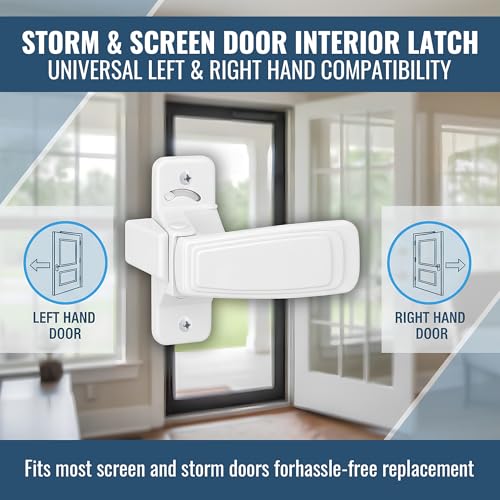 Screen Door Latch Replacement Kit, for Non-spring Loaded Strike - Image 6